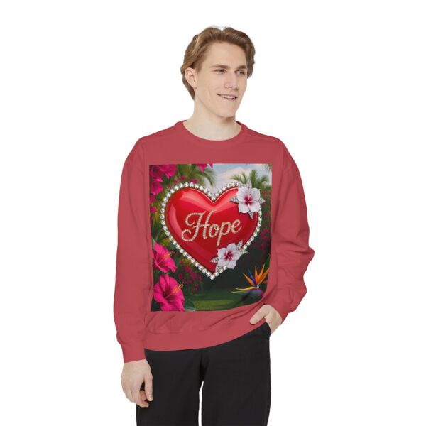 Sweatshirt Unisex Inspirational-With Our Beautiful "Hope" 'Solid Red Heart' Design- Faith Apparel Unisex Jumper Religious Gift, Comfort Wear, Gospel Fashion - Image 36