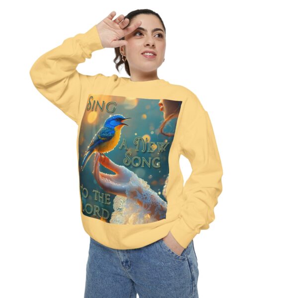 Sweatshirt Unisex Inspirational our 'Song Bird' "Sing a New Song" design! Christian Apparel, Faith-Based Comfort, Jumper, Gift for Believers - Image 8