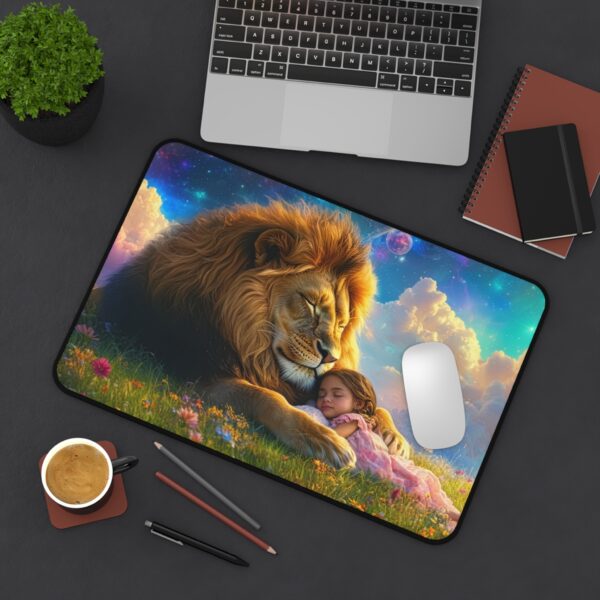 Inspirational Desk Mat 'Beth at Rest' - Mouse Pad, Office Decor Desk Accessory, Gaming Pad, Computer Mat, Non-Slip - Image 3