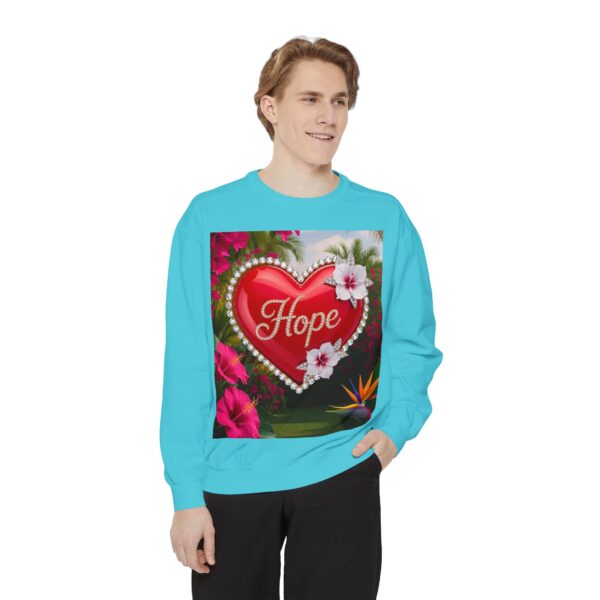 Sweatshirt Unisex Inspirational-With Our Beautiful "Hope" 'Solid Red Heart' Design- Faith Apparel Unisex Jumper Religious Gift, Comfort Wear, Gospel Fashion - Image 18