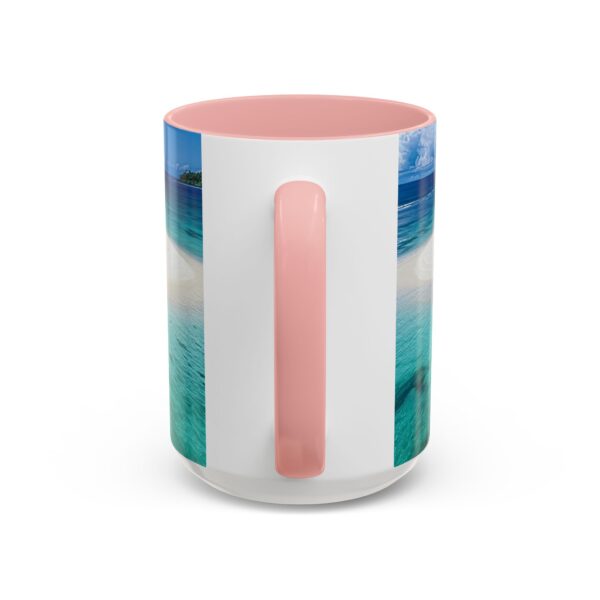 Our inspirational "Five Palm Island" Ceramic Accent Coffee Mug Design is Perfect for Wedding Gifts, Inspirational Decor - Image 28
