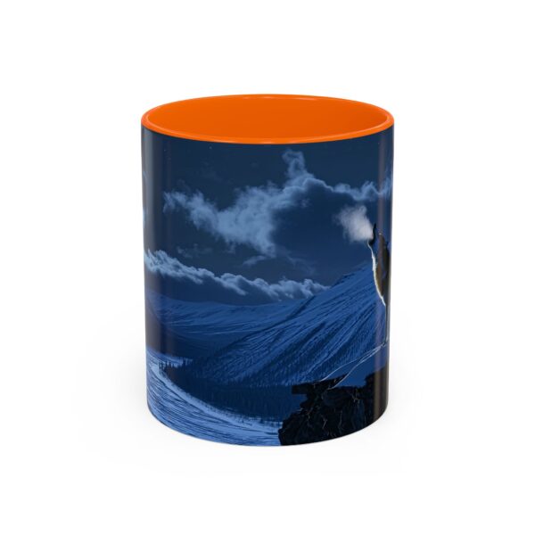 Our inspirational 'Wolf Moon' Ceramic Accent Coffee Mug Design is Perfect for Wedding Gifts, Inspirational Decor - Image 41