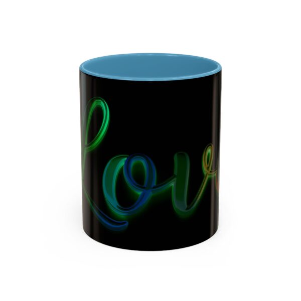 Our inspirational "Love" 'light in darkness' Ceramic Accent Coffee Mug Design is Perfect for Wedding Gifts, Inspirational Decor - Image 33