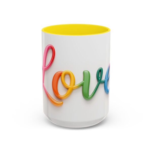 Our inspirational "Love" Ceramic Accent Coffee Mug Design is Perfect for Wedding Gifts, Inspirational Decor - Image 61
