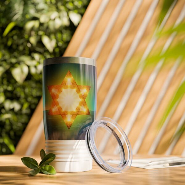 Our 'Star of David over Israel' Tumbler | 20oz Inspirational Travel Mug, Motivational Drinkware, Perfect for Gifting - Image 6