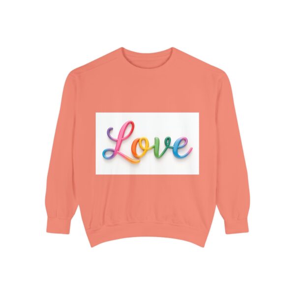 Sweatshirt Unisex with our inspirational  "Love" Design!! Faith Apparel Gospel Fashion Jumper, Pullover - Image 13