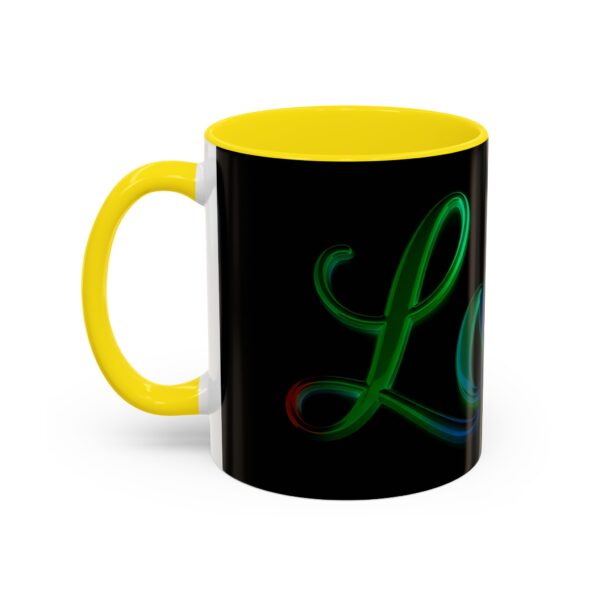 Our inspirational "Love" 'light in darkness' Ceramic Accent Coffee Mug Design is Perfect for Wedding Gifts, Inspirational Decor - Image 51