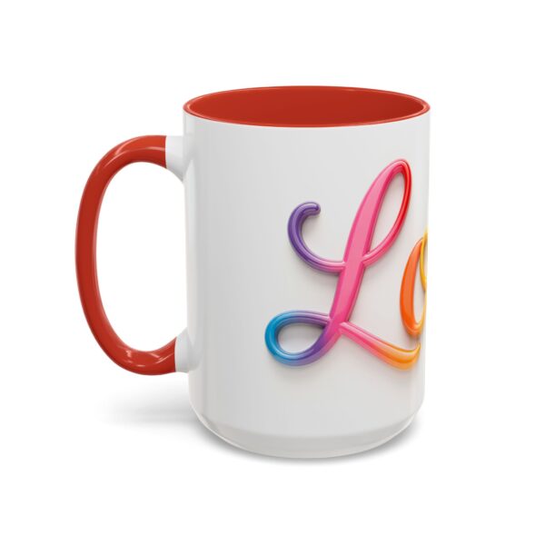 Our inspirational "Love" Ceramic Accent Coffee Mug Design is Perfect for Wedding Gifts, Inspirational Decor - Image 31