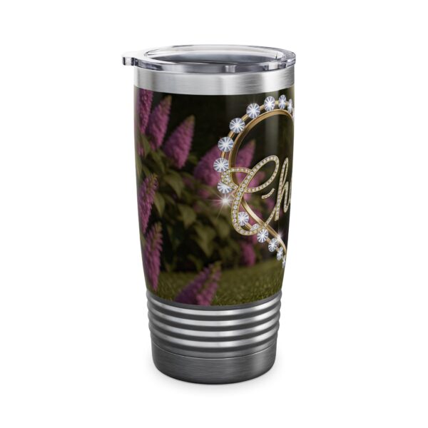 Our "Beloved" 'Diamond Ring Heart' Tumbler | 20oz Inspirational Travel Mug, Motivational Drinkware, Perfect for Gifting - Image 8