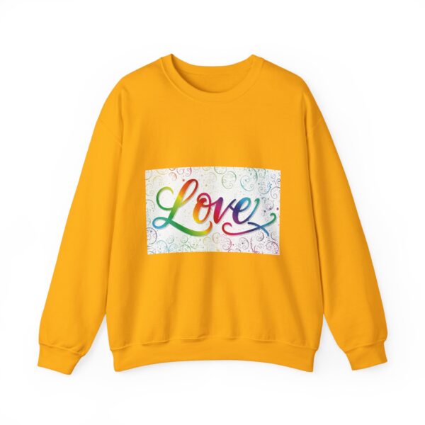 Crewneck Sweatshirt-with our inspirational "Love" 'spirals' Design!! Vintage Inspired Faith Apparel, Gospel Fashion Unisex Heavy - Image 13