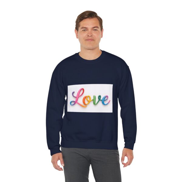 Crewneck Sweatshirt-with our inspirational "Love" Design!! Vintage Inspired Faith Apparel, Gospel Fashion Unisex Heavy - Image 18