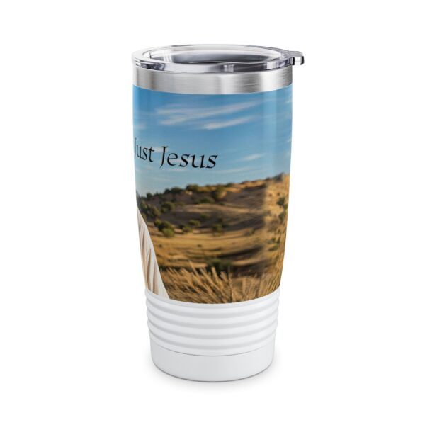 Our inspirational "Just Jesus" Design Tumbler | 20oz Inspirational Travel Mug, Motivational Drinkware, Perfect for Gifting - Image 2