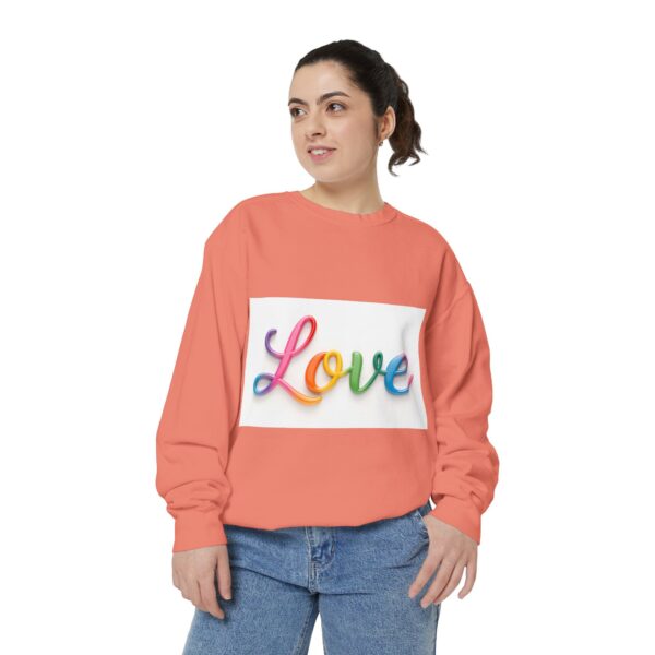 Sweatshirt Unisex with our inspirational  "Love" Design!! Faith Apparel Gospel Fashion Jumper, Pullover - Image 14