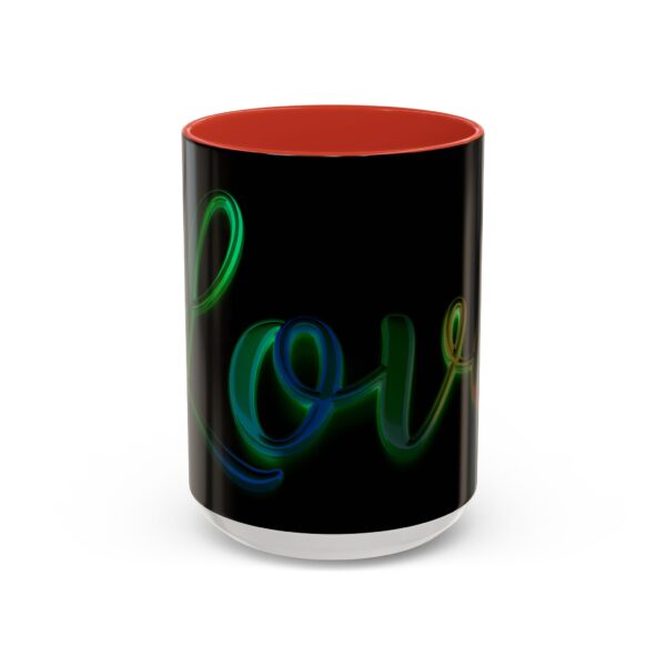 Our inspirational "Love" 'light in darkness' Ceramic Accent Coffee Mug Design is Perfect for Wedding Gifts, Inspirational Decor - Image 29