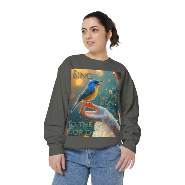 Sweatshirt Unisex Inspirational our 'Song Bird' "Sing a New Song" design! Christian Apparel, Faith-Based Comfort, Jumper, Gift for Believers - Image 10