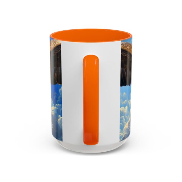 Our inspirational 'Soaring Eagle' and Psalm 103:5 'your youth is renewed like the eagles' design Ceramic Accent Coffee Mug Design is Perfect for Wedding Gifts, Inspirational Decor - Image 56