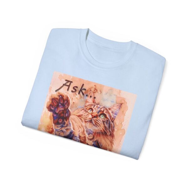 Our "Ask ...and ye shall receive" Matt 7:7 featuring a Maine Coon Cat asking for a treat! Vintage Christian Faith Apparel Unisex Cotton T-Shirt, Thoughtful Quote, Philippians 4:8 - Image 41