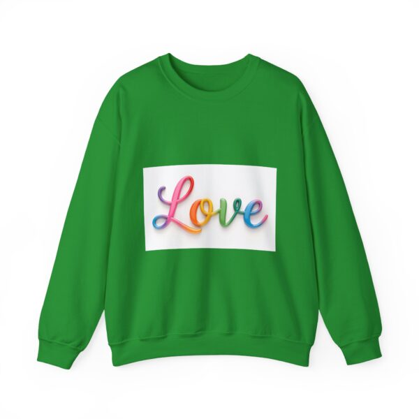 Crewneck Sweatshirt-with our inspirational "Love" Design!! Vintage Inspired Faith Apparel, Gospel Fashion Unisex Heavy - Image 15