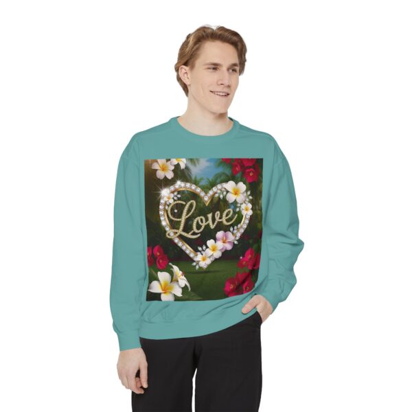 Sweatshirt Unisex Inspirational-With Our Beautiful "Love" 'Diamond Ring Heart' Faith Gospel Apparel Unisex Jumper, Religious Gift, Comfort Wear Philippians 4:8 - Image 19
