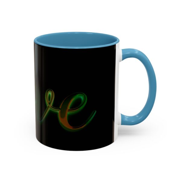 Our inspirational "Love" 'light in darkness' Ceramic Accent Coffee Mug Design is Perfect for Wedding Gifts, Inspirational Decor - Image 34