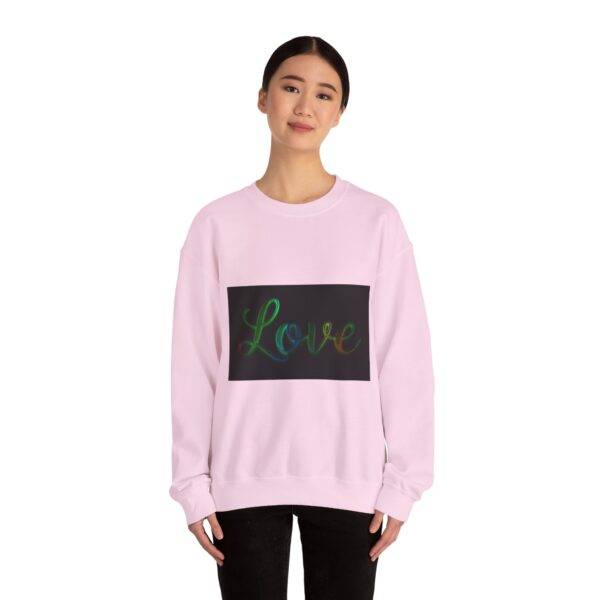 Crewneck Sweatshirt-with our inspirational "Love" 'light in darkness' Design!! Vintage Inspired Faith Apparel, Gospel Fashion Unisex Heavy - Image 20