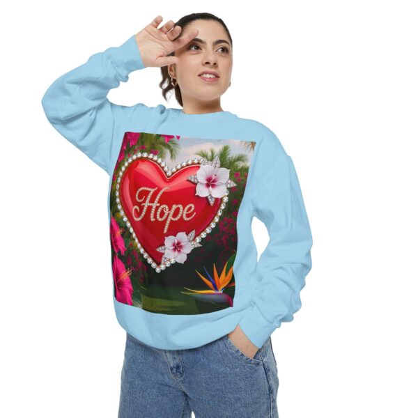 Sweatshirt Unisex Inspirational-With Our Beautiful "Hope" 'Solid Red Heart' Design- Faith Apparel Unisex Jumper Religious Gift, Comfort Wear, Gospel Fashion - Image 22