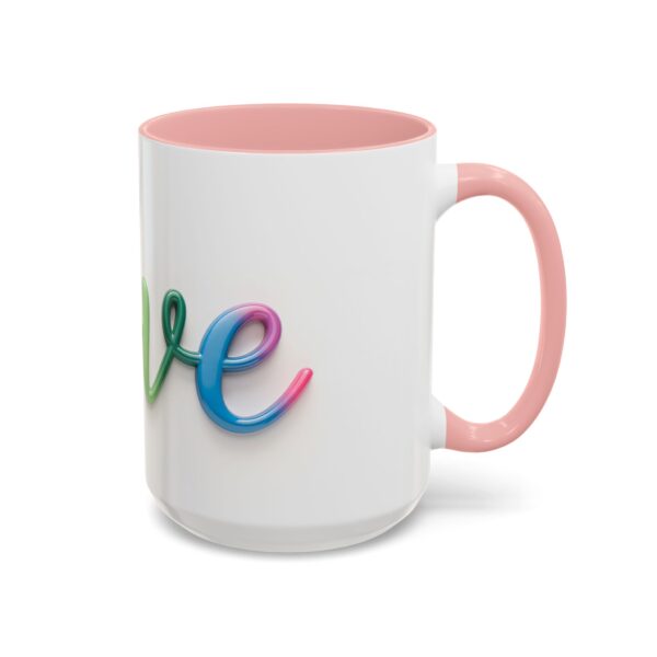 Our inspirational "Love" Ceramic Accent Coffee Mug Design is Perfect for Wedding Gifts, Inspirational Decor - Image 26