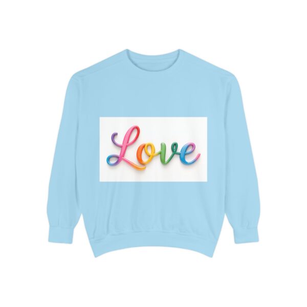 Sweatshirt Unisex with our inspirational  "Love" Design!! Faith Apparel Gospel Fashion Jumper, Pullover - Image 28