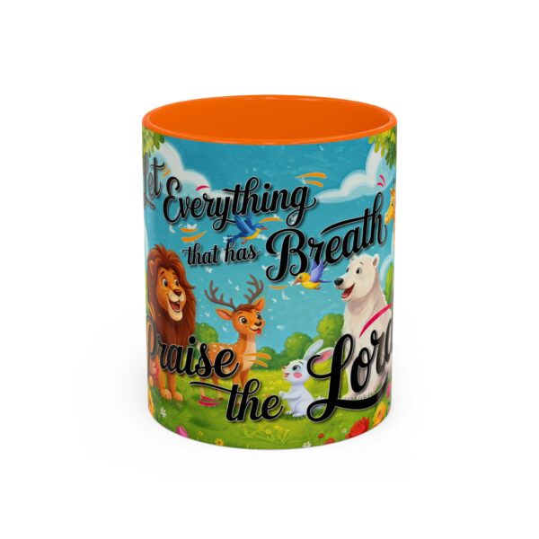 Our inspirational "Let Everything that has Breath Praise the Lord!" Ceramic Accent Coffee Mug Design is Perfect for Wedding Gifts, Inspirational Decor - Image 41