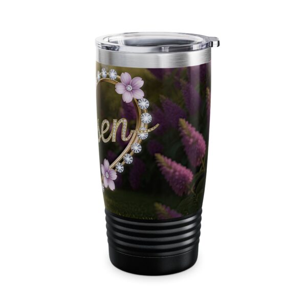 Our "Beloved" 'Diamond Ring Heart' Tumbler | 20oz Inspirational Travel Mug, Motivational Drinkware, Perfect for Gifting - Image 14