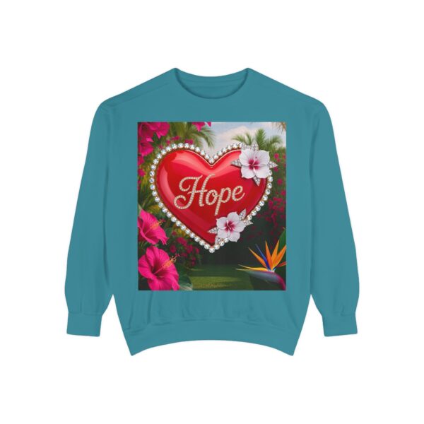 Sweatshirt Unisex Inspirational-With Our Beautiful "Hope" 'Solid Red Heart' Design- Faith Apparel Unisex Jumper Religious Gift, Comfort Wear, Gospel Fashion - Image 15