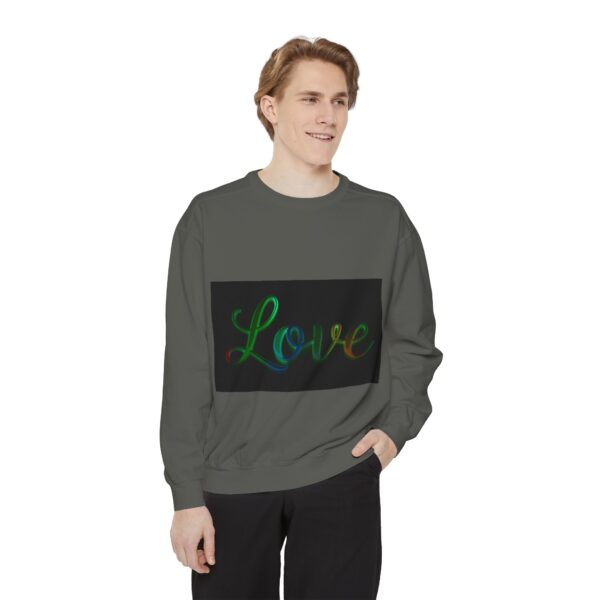 Sweatshirt Unisex with our inspirational  "Love" 'light in darkness' Design!! Faith Apparel Gospel Fashion Jumper, Pullover - Image 21