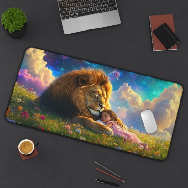 Inspirational Desk Mat 'Beth at Rest' - Mouse Pad, Office Decor Desk Accessory, Gaming Pad, Computer Mat, Non-Slip - Image 9