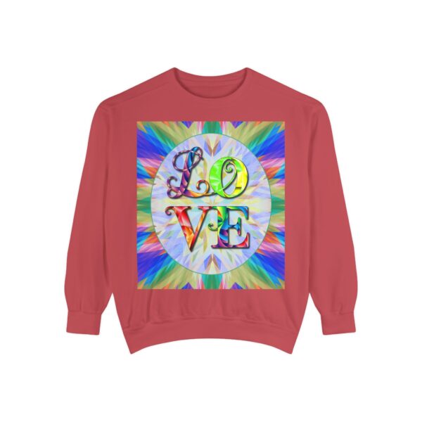 Sweatshirt Unisex with our inspirational  "Love" 'kaleidoscope' Design!! Faith Apparel Gospel Fashion Jumper, Pullover - Image 10