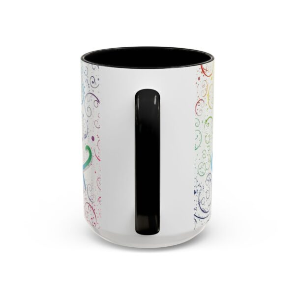 Our inspirational "Love" 'spirals' Ceramic Accent Coffee Mug Design is Perfect for Wedding Gifts, Inspirational Decor - Image 20