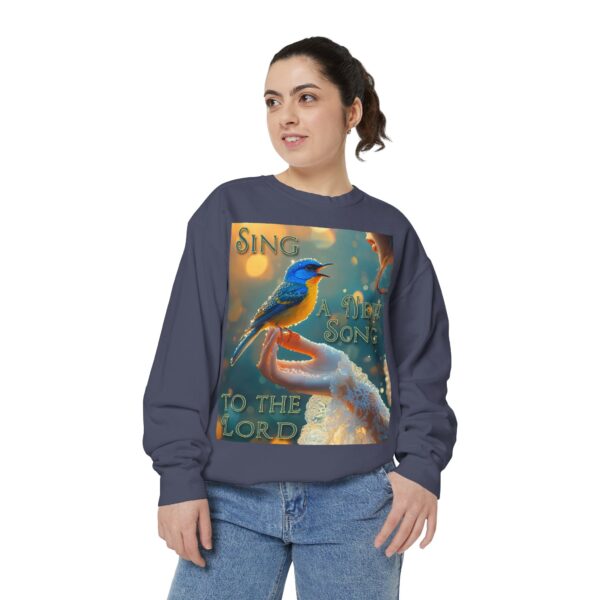 Sweatshirt Unisex Inspirational our 'Song Bird' "Sing a New Song" design! Christian Apparel, Faith-Based Comfort, Jumper, Gift for Believers - Image 24