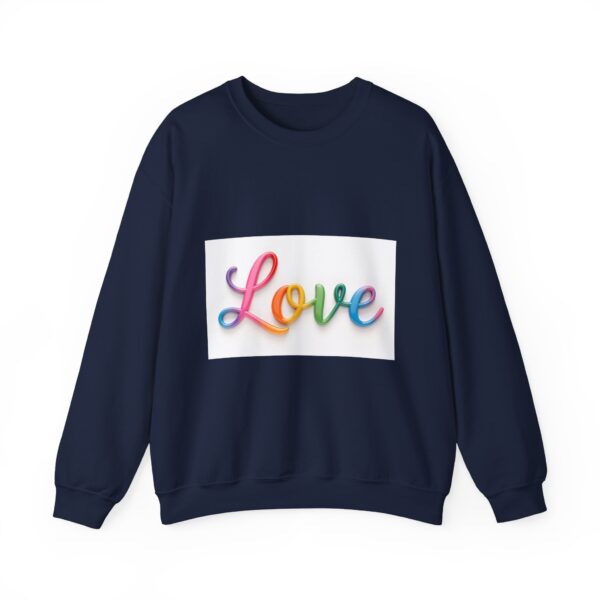 Crewneck Sweatshirt-with our inspirational "Love" Design!! Vintage Inspired Faith Apparel, Gospel Fashion Unisex Heavy - Image 17