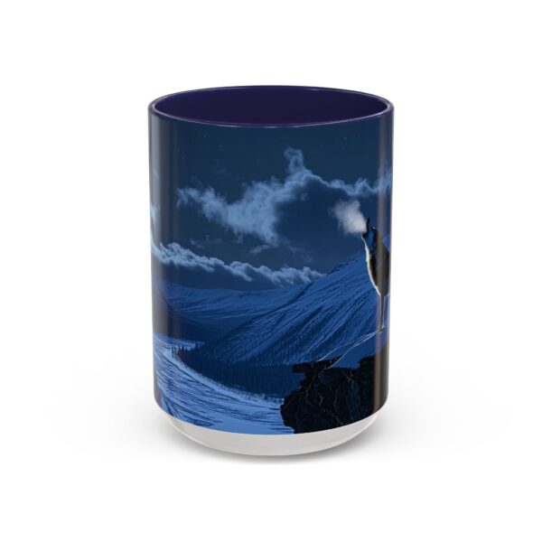 Our inspirational 'Wolf Moon' Ceramic Accent Coffee Mug Design is Perfect for Wedding Gifts, Inspirational Decor - Image 21