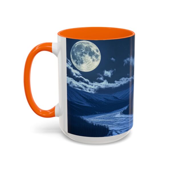 Our inspirational 'Wolf Moon' Ceramic Accent Coffee Mug Design is Perfect for Wedding Gifts, Inspirational Decor - Image 55