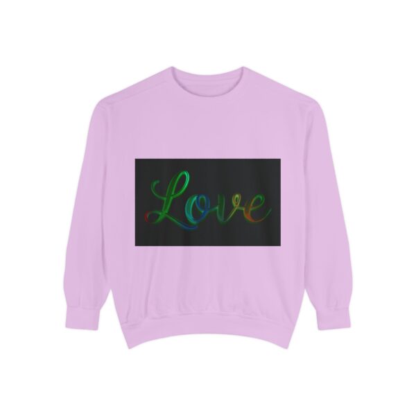 Sweatshirt Unisex with our inspirational  "Love" 'light in darkness' Design!! Faith Apparel Gospel Fashion Jumper, Pullover - Image 38