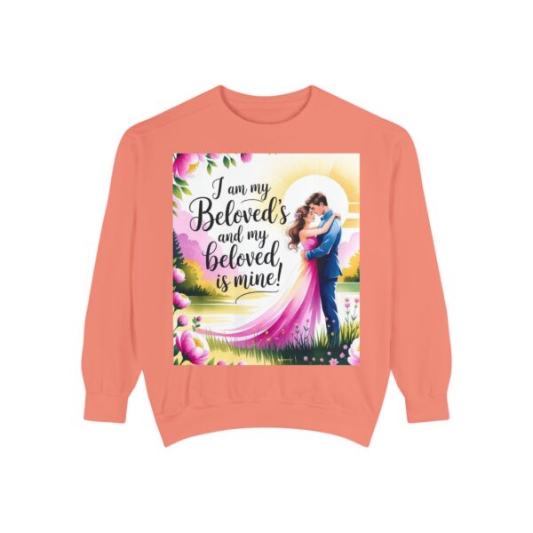 Sweatshirt Unisex with our inspirational "I am my Beloved's" from Song of Solomon design! Faith Apparel Gospel Fashion Jumper, Pullover - Image 13