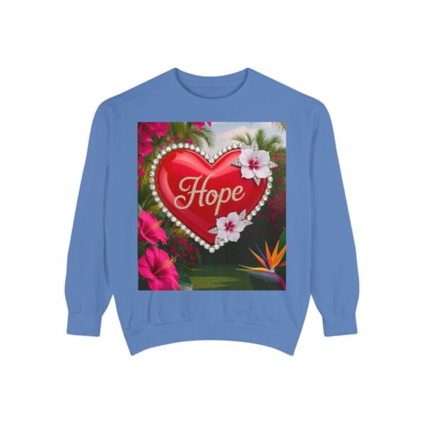 Sweatshirt Unisex Inspirational-With Our Beautiful "Hope" 'Solid Red Heart' Design- Faith Apparel Unisex Jumper Religious Gift, Comfort Wear, Gospel Fashion - Image 23