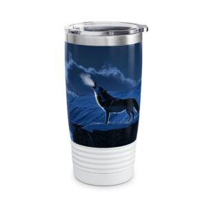 Our 'Wolf Moon' Tumbler | 20oz Inspirational Travel Mug, Motivational Drinkware, Perfect for Gifting