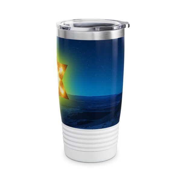 Our 'Star of David over Israel' Tumbler | 20oz Inspirational Travel Mug, Motivational Drinkware, Perfect for Gifting - Image 4