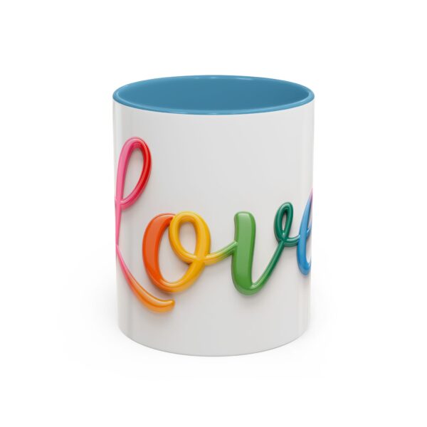Our inspirational "Love" Ceramic Accent Coffee Mug Design is Perfect for Wedding Gifts, Inspirational Decor - Image 33