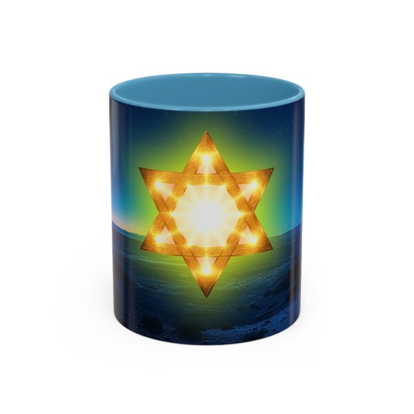 Our inspirational 'Star of David over Israel' Ceramic Accent Coffee Mug Design is Perfect for Wedding Gifts, Inspirational Decor - Image 33