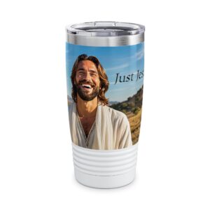 Our inspirational "Just Jesus" Design Tumbler | 20oz Inspirational Travel Mug, Motivational Drinkware, Perfect for Gifting