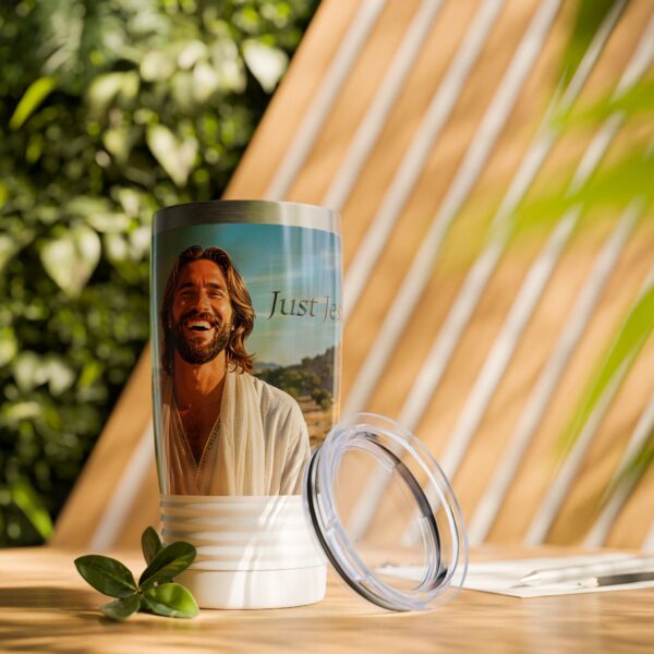 Our inspirational "Just Jesus" Design Tumbler | 20oz Inspirational Travel Mug, Motivational Drinkware, Perfect for Gifting - Image 6