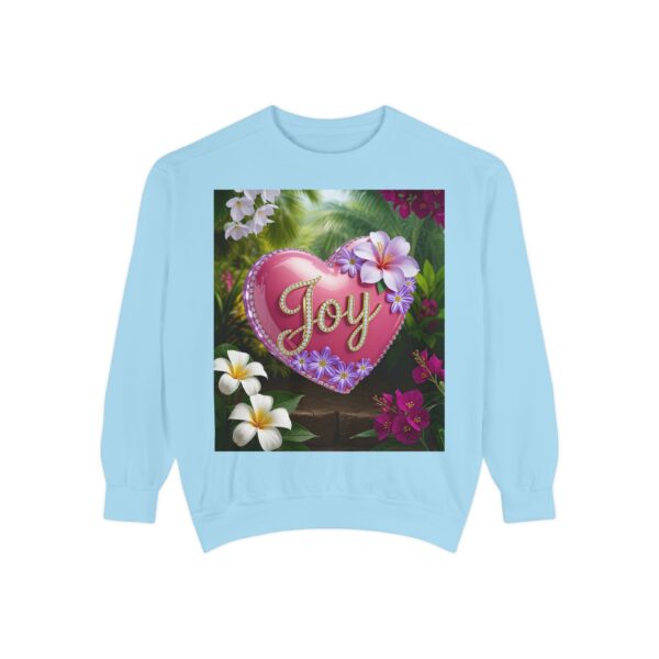 Sweatshirt Unisex with our Inspirational "Joy" 'Solid Pink Heart' Design! Faith Apparel Gospel Fashion Jumper, Pullover - Image 28