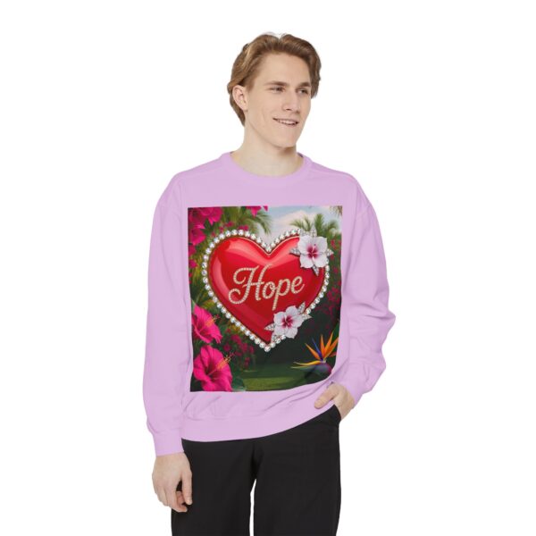 Sweatshirt Unisex Inspirational-With Our Beautiful "Hope" 'Solid Red Heart' Design- Faith Apparel Unisex Jumper Religious Gift, Comfort Wear, Gospel Fashion - Image 32